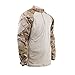 Tru-Spec Men's Regular T.R.U. 1/4 Zip Combat Shirt, Multicam Arid/Sand, Large