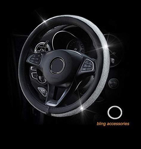 2 Steering+Rhinestones+Universal+Anti+Slip+Protector