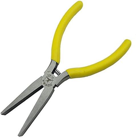 Mini Pliers Flat Nose Pliers for Jeweler Making/Electronic Tools 125mm Yellow Steel