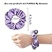 WATINC 28Pcs Silk Satin Hair Scrunchies Set for Women, Strong Elastic Hair Bobbles for Ponytail Holder, Colorful Hair Accessories Ropes Scrunchie, Solid Color Traceless Hair Ties