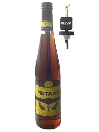 Metaxa 5* Sterne Weinbrand mit Ausgießer in 3,0 ltr.