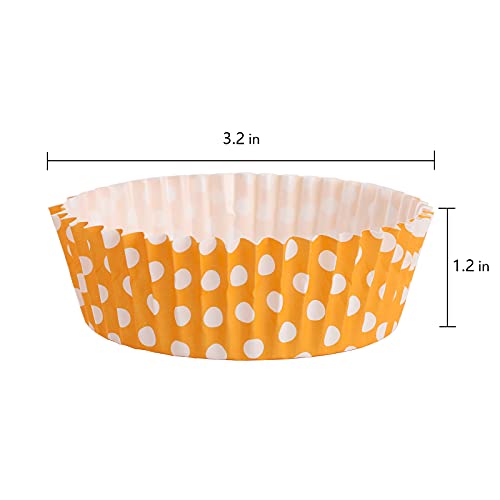 YOUEON 600 Pieces 3.2 Inch Paper Baking Cups Greaseproof, Large Cupcakes Liners Disposable Cake