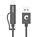 Lightning Cable, i-Blason® Lightning to USB Cable [2 in 1 Combo] 3ft / 0.9m for iPhone 6 / Air /5s / 5c / 5, iPad Air / mini / mini2, iPad 4th generation, iPod 5th generation, iPod nano 7th generation/Battery Case / Galaxy Note /Galaxy S/ LG G3, G4/ HTC One M8 Android Smart Phone and Tablet (2 in 1 Combo)