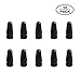 GODESON Black Presta Tire Valve Cap Durable for Bike Road Racing Colored Silver Presta Valve Cap Dust Covers Pack of 10pcs