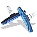 Tfwadmx Mountain Bike Brake Pads V-Brake Pads Set 70 mm Durable Rubber No Noise No Skid Fixed Gear Bicycle v Brake Shoes Blocks Cycling 3pairs(Red+Black+Blue)thumb 3