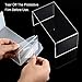 Blulu 6 Pieces Acrylic Display Riser, Acrylic Jewelry Display Stand, Shelf Showcase Fixtures, 7.9 x 4.7 x 4 Inch, 6 x 3.2 x 3 Inch, 4.7 x 2.4 x 2 Inch (Clear)