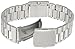 Casio Women's LTP1317D-1C Silver Stainless-Steel Quartz Watch with Black Dial