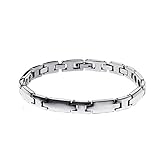 Glamorousky M-Peace Fashion Stainless Steel Bracelet with Magnet For Women (11278)