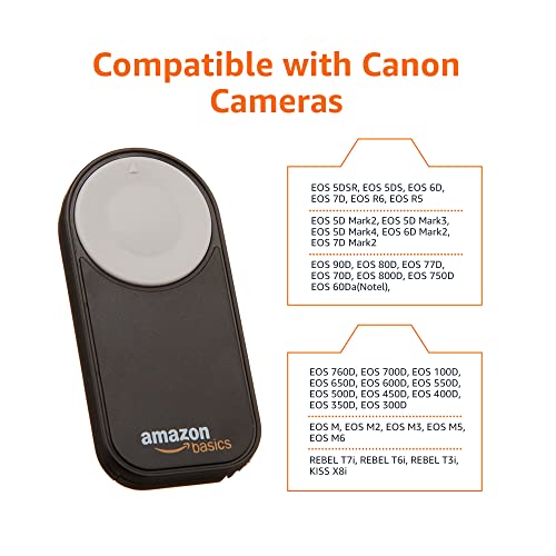 Amazon Basics Wireless Remote Control for Canon Digital SLR Cameras