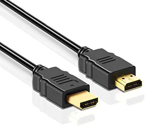 Mogomiten 1080P HDMI Cable High Speed HDMI to HDMI Cable 6.5ft HDMI Cord Support Fire TV, Apple TV, Ethernet, Audio Return, Video, Xbox PlayStation PS3 PS4 PC HDMI Wire, 1-Pack(Black)