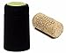 Wine Bottling Pack - Includes 30 PVC Heat Shrink Capsules with Tear Tabs & 30#8 Straight Corks 7/8