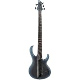 Ibanez BTB Workshop Series BTB605MS 5 String Electric Bass Guitar | Midnight Arctic Ocean Matte