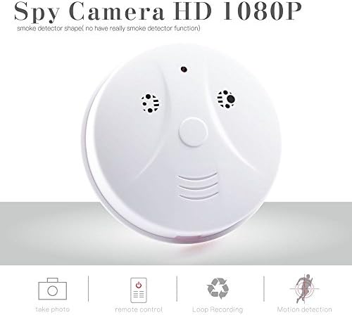 Spy Camera HD 1080P Motion Activated Video Loop Recording Security Hidden Camera with Remote Controller