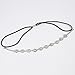 LUX ACCESSORIES Floral Crystal Pave Queen Bridal Bridesmaid Flower Girl Stretch Headband