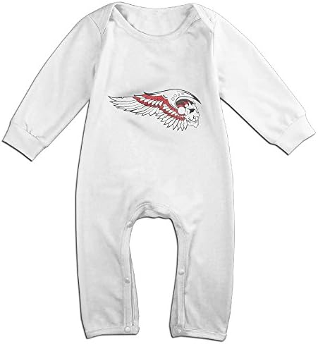 Hells Angels Gang Mafia Romper,6-24 Month Toddler Onesie,infant Bodysuit Long Sleeve White 24 Months