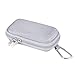 AGPTEK Carrying Case, MP3 Player Case,Holder with Metal Carabiner Clip,for MP3 Players, iPod Nano,iPod Shuffle,Apple Airport, USB Cable,Earphones,Memory Cards,U Disk,Lens Filter,Keys,Silver