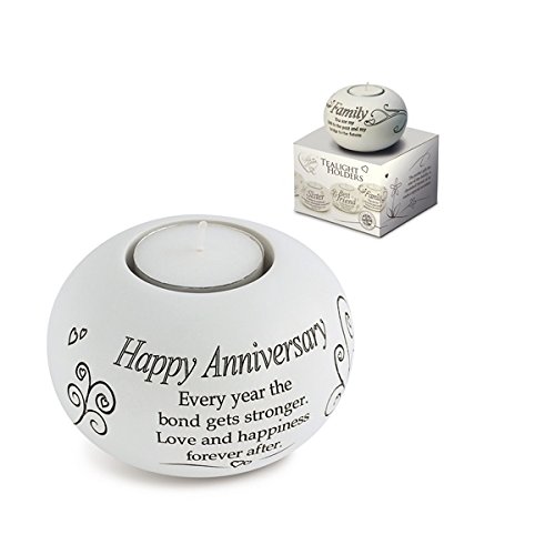 Said with sentiment 7327 Happy Anniversary Tealight Holder