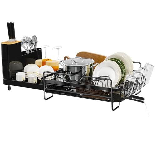Runnatal Extendable Dish Drying Rack 20 5 27 6 L x