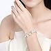 Zealmer Multi Wedding Love Charm Bangle Bracelet Silver Plated¡­