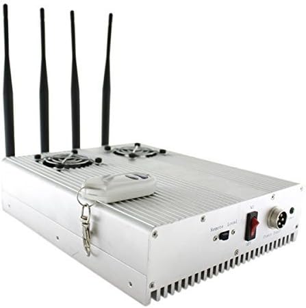 Universal Prime High Power 25 W 2G, 3G,GSM,CDMA,DCS Cell Phone Jammer with Cooling Fan 50M with Free car Non Slip Anti Skid mat.