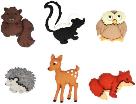 Dress It Up Embellishments-Forest Babies