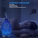 Sztrokia Essential Oil Diffuser, 3D Glass Aromatherapy Diffuser, 300ML Aroma Essential Oil Cool Mist Humidifier with 24 Color Changing, Metal-Case Base, Waterless Auto Shut-Off for Home, Office,Baby