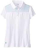 adidas Golf Girl's Pure Motion Dot Yoke Polo
