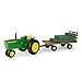 JOHN DEERE Tomy Big Farm 4020 Tractor with Hay Wagon & Bales (1:16 Scale)