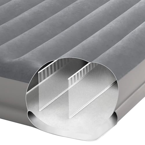 Intex ‎64112 Dura-Beam Standard Series Prestige Mid-Rise Air Mattress with Fastfill USB Powered Internal Air Pump, durable Fiber-Tech interior construction, Twin