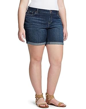 Jessica Simpson Plus Size Forever Midi Shorts