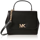 Michael Kors Womens Mott Satchel Black