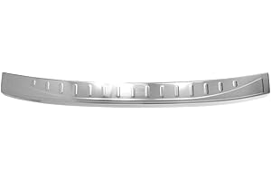 OMAC Rear Bumper Sill Cover Protector Guard for Volvo XC60 2010-2017 Steel Silver 1 Pc