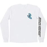 SANTA CRUZ Men's Long Sleeve T-Shirt Screaming Hand Skate L/S T-Shirt