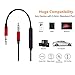 3.5mm Aux Cable,AITEE 1.25M/4.1FT Replacement Audio Cable with Microphone for Rugged Phone,Skullcandy Hesh, Hesh 2, Crusher, Grind Headphones,Car Stereo,Beats,MP3 and Apple,Android Devices