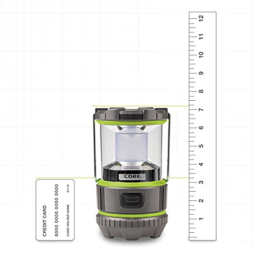 CORE 500 Lumen CREE LED Battery Lantern, 3 D batteries, Camp Lantern, Emergency Lantern Camp