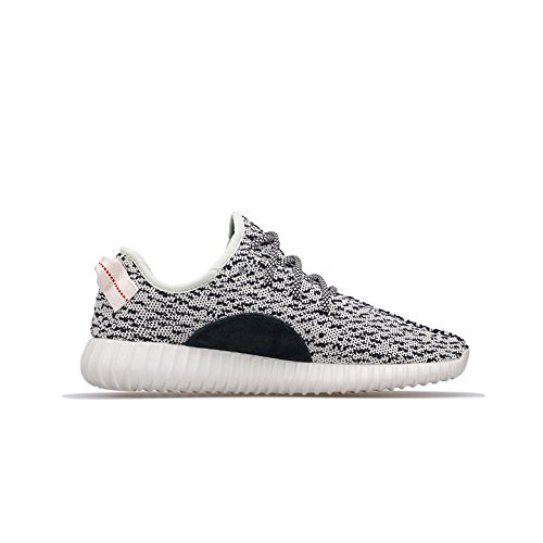 TopKiss Fashion Boost 350 Lightweight Sneakers Unisex Athletic Shoes For Couple Men Women - White Grey