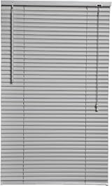 Funky Gadgets Grey PVC Venetian Blind 105 W x 150 L Easy Fit