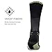 Feetures! Men's Graduated Compression Knee High, black, xl