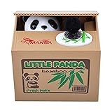 Mansalee Cute Stealing Coin Cat Money Box Panda Bank Piggy Bank