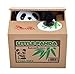 Mansalee Cute Stealing Coin Cat Money Box Panda Bank Piggy Bank