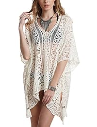 Traje de baño de dama Infinilla Cover Up Summer Crochet Traje de baño Traje de baño Bikini Beach Coverup Dress