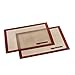 DRAGONN (2 Pk) Non-stick Silicone Baking Mat Set,16 5/8'' X 11''