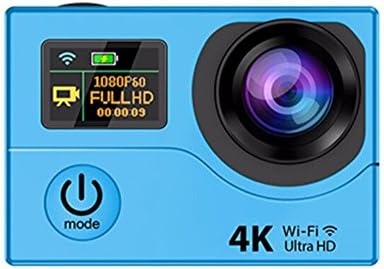 Holysun Action Camera Ultra 4K H3 Remote HD WiFi 1080P Sport 2.0 LCD+0.95 170D Lens Go Waterproof Pro Camera (Blue)