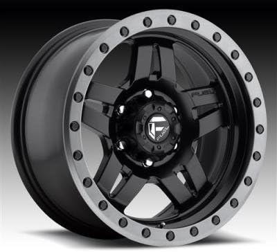 Fuel Anza black Wheel with Painted Finish (17 x 8.5 inches /5 x 5 inches, -6 mm Offset)