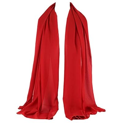 ZAKIRA Chiffon Scarf Sheer Wrap for Wome ZAKIRA Chiffon Scarf Sheer Wrap for Wome