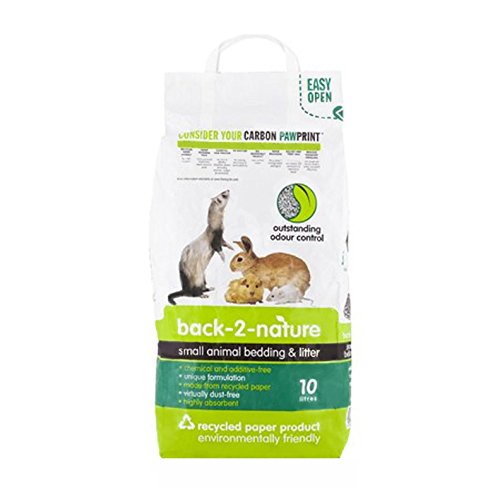 Back 2 Nature Small Animal Biodegradeable Paper Litter, 10 Litre