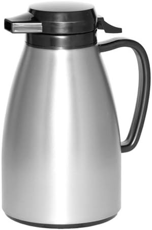 Service Ideas ML501MSSBL Metallic Luster Server, 20 oz, Brushed/Black