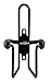 Allnice Premium Ultra Light Anti Rust Aluminum Alloy Welded Bike Bicycle Cycling Handlebar Water Bottle Cage Holder Rack Bracket Bike Accessory for MTB/Road/BMX