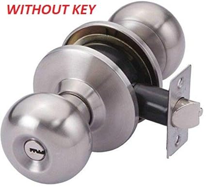 Smart Shophar Stainless Steel Latch Lock Light Without Keys Silver