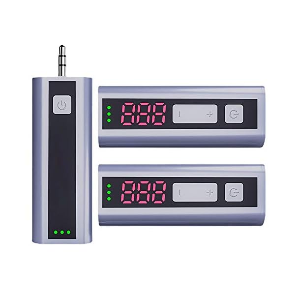 BMDHA Funkmikrofon, Wireless Mikrofon 2,4G Omnidirektional Lavalier Aufnahmemikrofon, Wireless Microphone (Mit Sender…